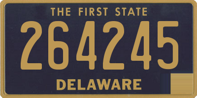 DE license plate 264245