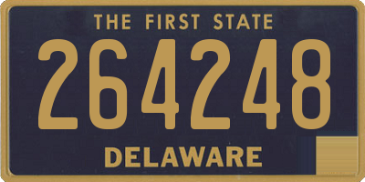 DE license plate 264248