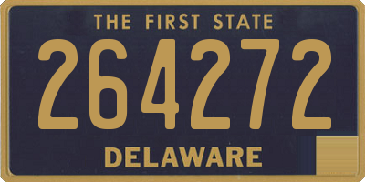 DE license plate 264272