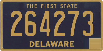 DE license plate 264273