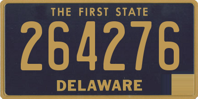 DE license plate 264276