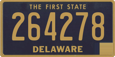 DE license plate 264278