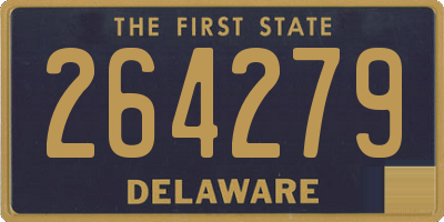DE license plate 264279