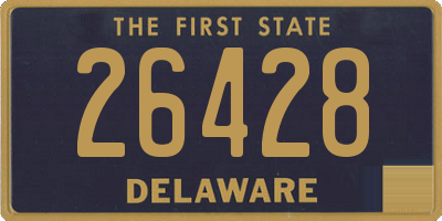 DE license plate 26428