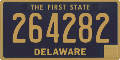 DE license plate 264282