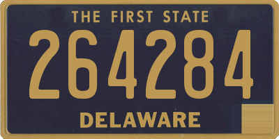 DE license plate 264284