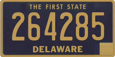 DE license plate 264285