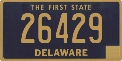 DE license plate 26429