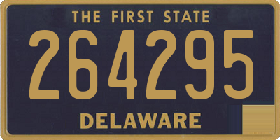 DE license plate 264295