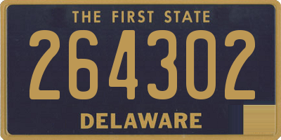 DE license plate 264302