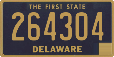 DE license plate 264304