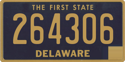 DE license plate 264306