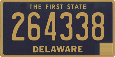 DE license plate 264338