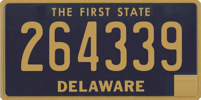 DE license plate 264339