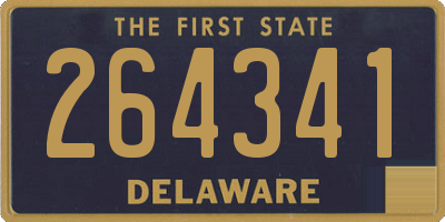 DE license plate 264341