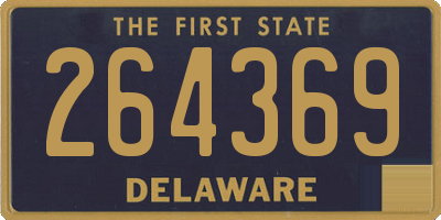 DE license plate 264369