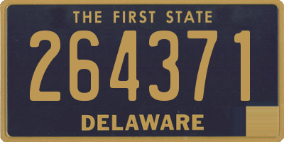 DE license plate 264371