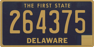 DE license plate 264375
