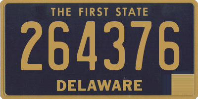DE license plate 264376