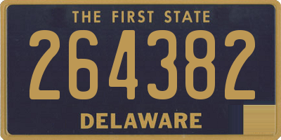 DE license plate 264382