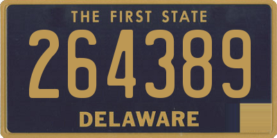 DE license plate 264389