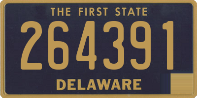 DE license plate 264391