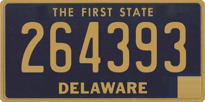 DE license plate 264393