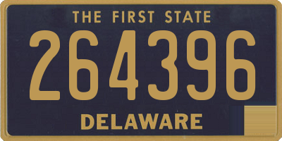 DE license plate 264396