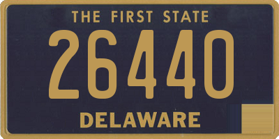 DE license plate 26440