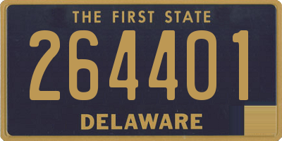 DE license plate 264401