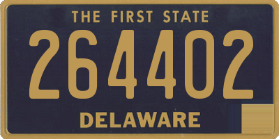 DE license plate 264402
