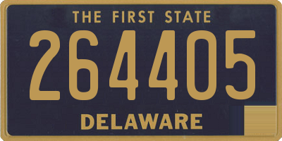 DE license plate 264405