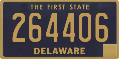DE license plate 264406