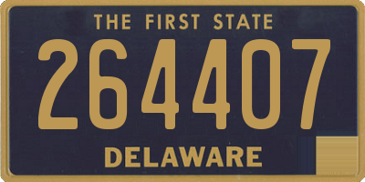 DE license plate 264407