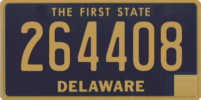 DE license plate 264408