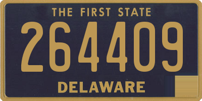 DE license plate 264409