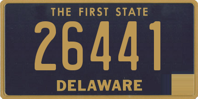 DE license plate 26441