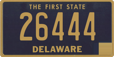DE license plate 26444