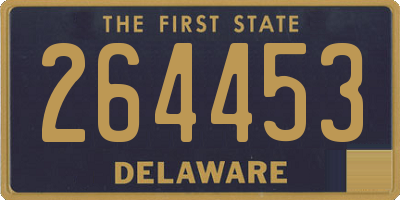DE license plate 264453