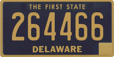 DE license plate 264466