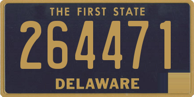 DE license plate 264471