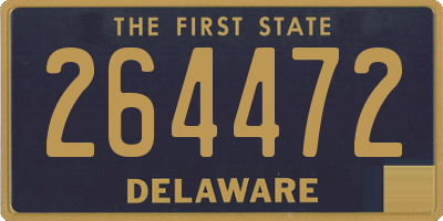 DE license plate 264472