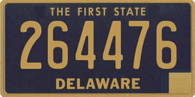 DE license plate 264476