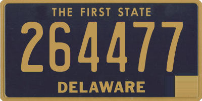 DE license plate 264477