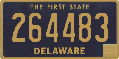 DE license plate 264483
