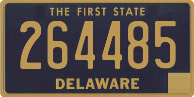 DE license plate 264485
