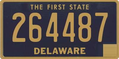 DE license plate 264487