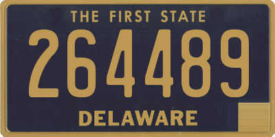 DE license plate 264489