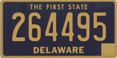 DE license plate 264495