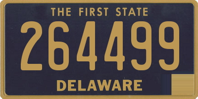 DE license plate 264499